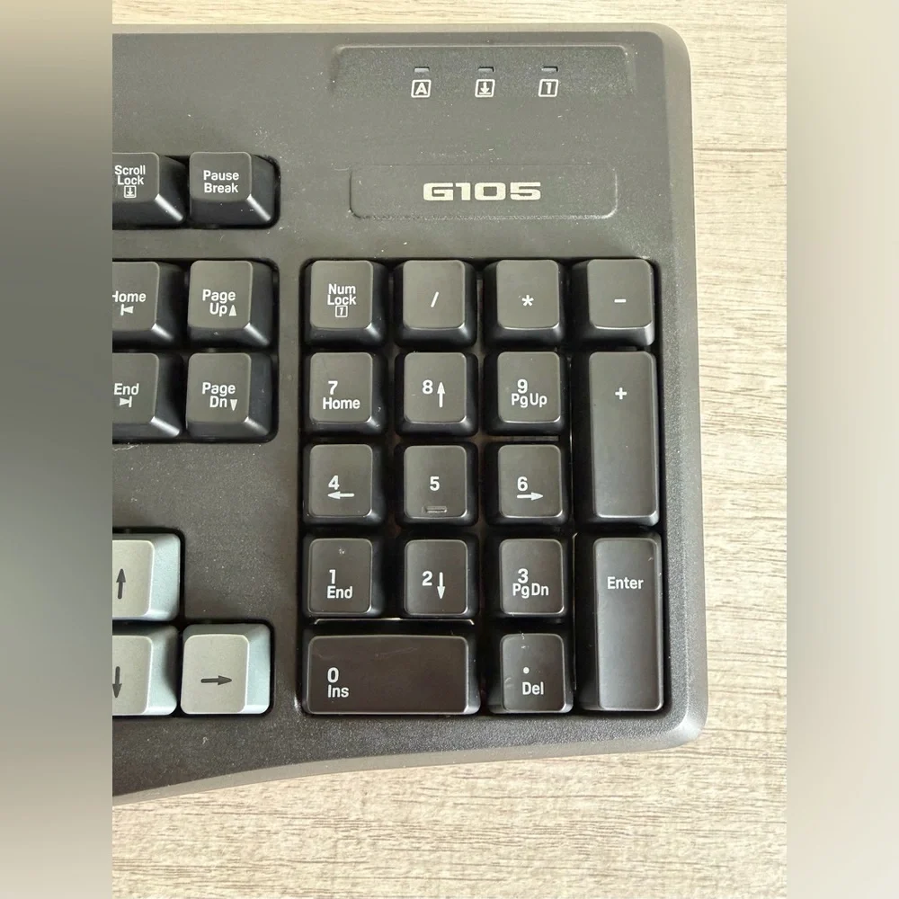 Logitech G105 Model Y-U0013 Wired Gaming Keyboard w/ Blue LED Backlighting